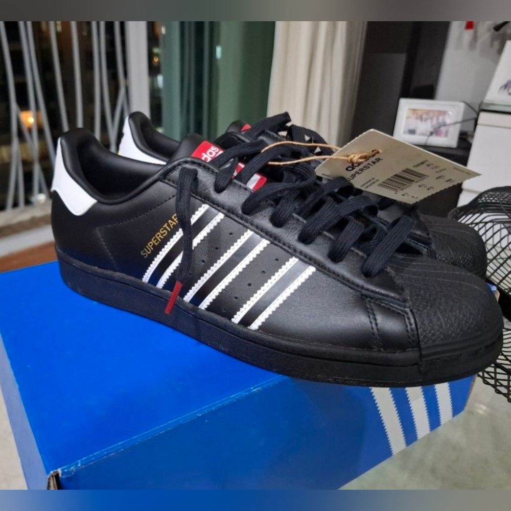 ADIDAS SUPERSTAR WORLD CUP PREMIUM EDITION MEN'S US SIZE 9.5 BRAND NEW IN BOX